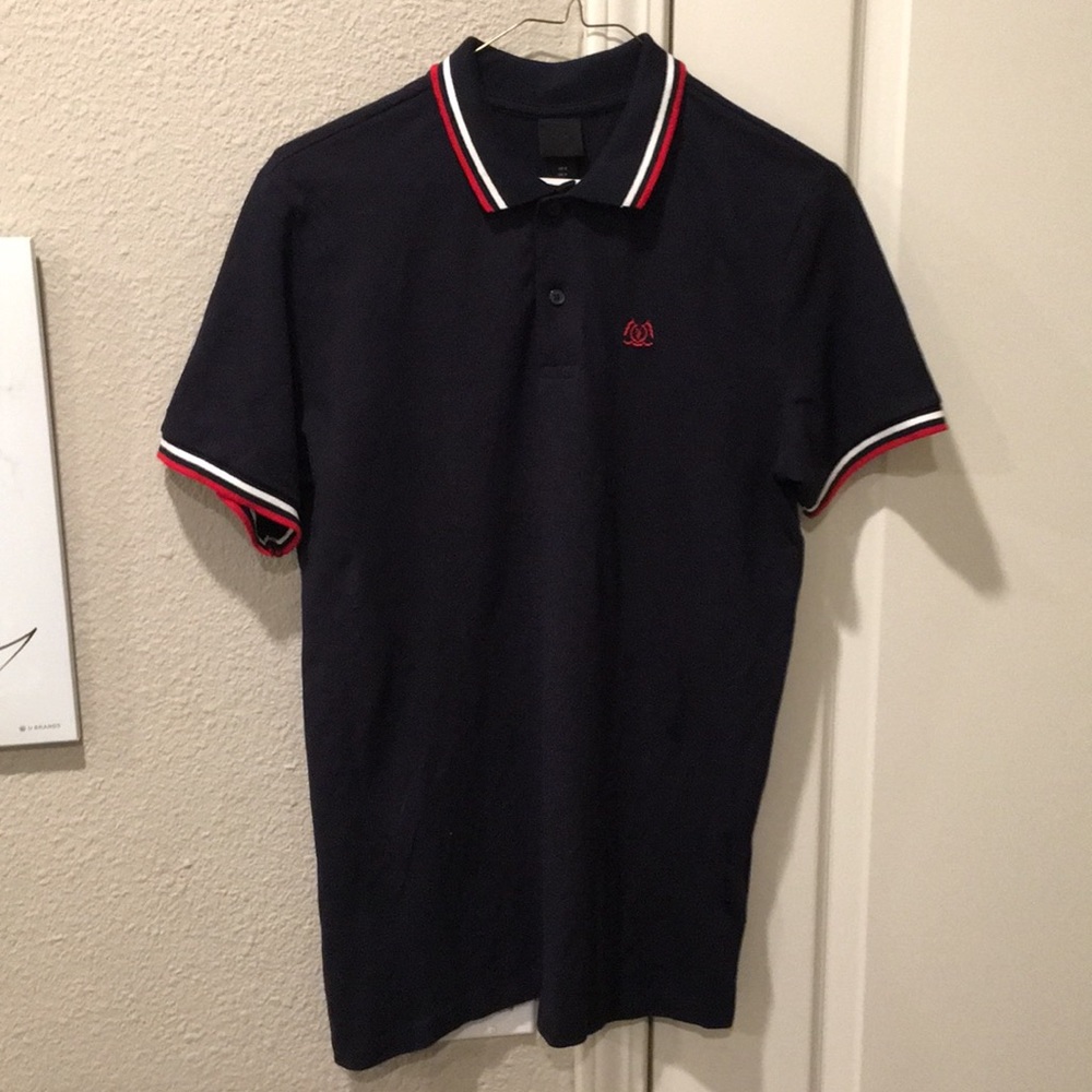 H&M dark blue NYC polo - never worn
